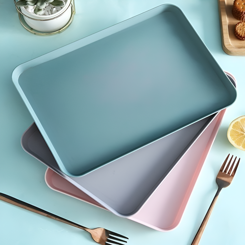 모던 칼라 사각 트레이 3종 세트, 블루, 그레이, 핑크, 1세트 9,600원