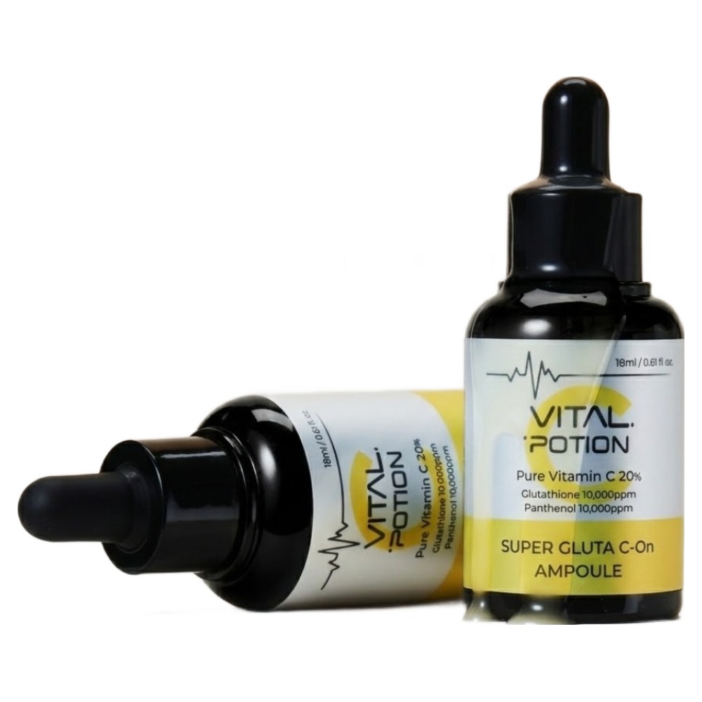 바이탈포션 슈퍼 글루타씨온 앰플 순수비타민C 20% 글루타치온 1% 미백 주름 잡티 기미 광채 앰플, 1개, 18ml 12,450원