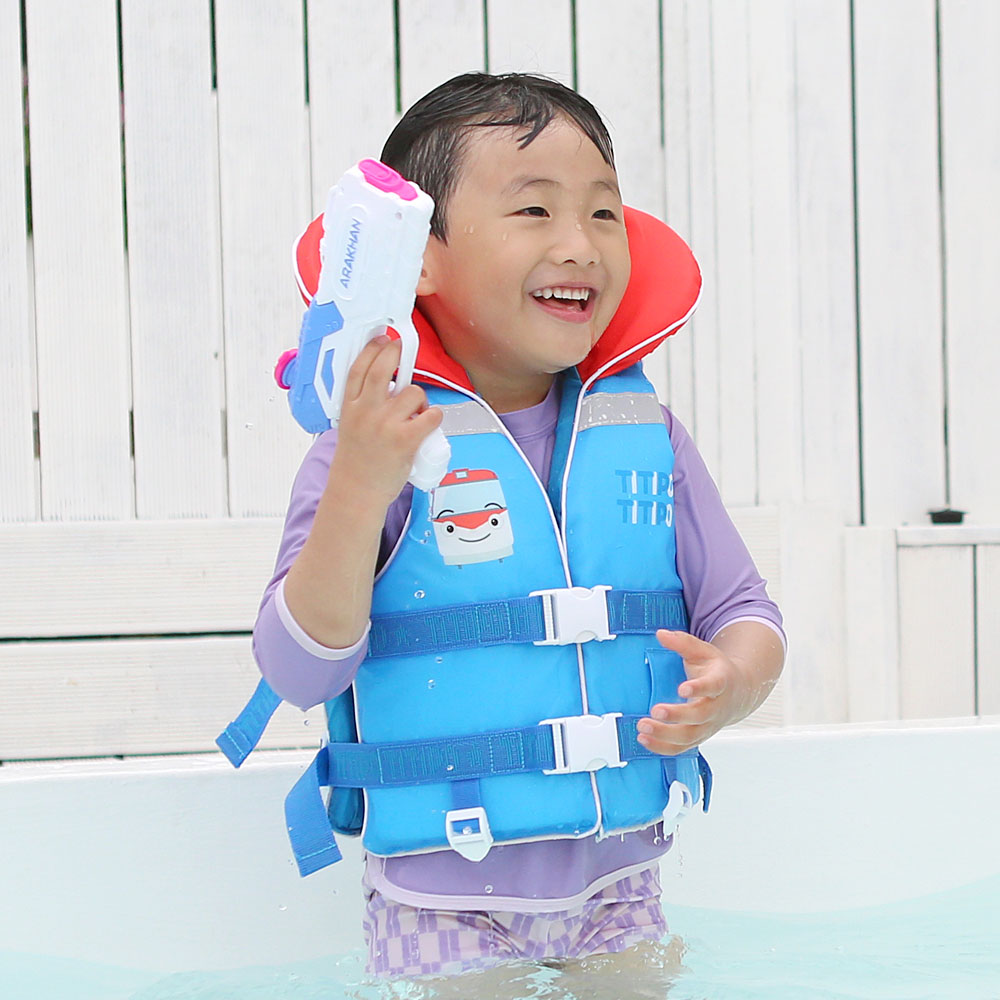 띠띠뽀 스윔자켓 어린이 유아 구명조끼 25kg, 띠띠뽀 스윔자켓, 1개 23,800원