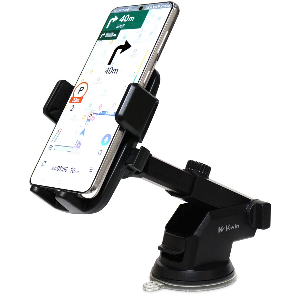 크윈 차량용 강력 흡착 휴대폰 거치대, 블랙, 1개 8,600원