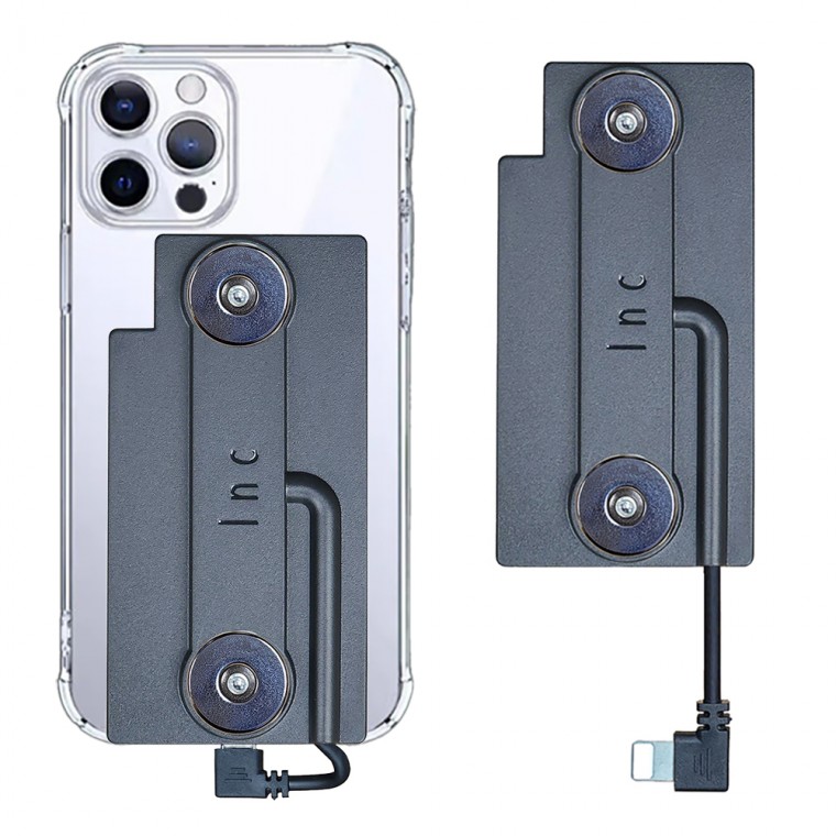 인씨네 오토바이 배달대행 범퍼 투명 젤리케이스와 인씨 8핀 충전패드 딱판 찍판 자석거치대 충전용, 상세페이지 참조, 아이폰13 20,640원