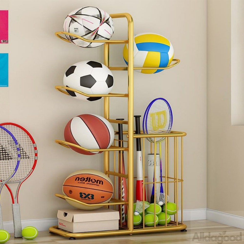 다좋은마켓 스포츠볼 진열대 (5구골드) 배구 전시 농구공 78,900원