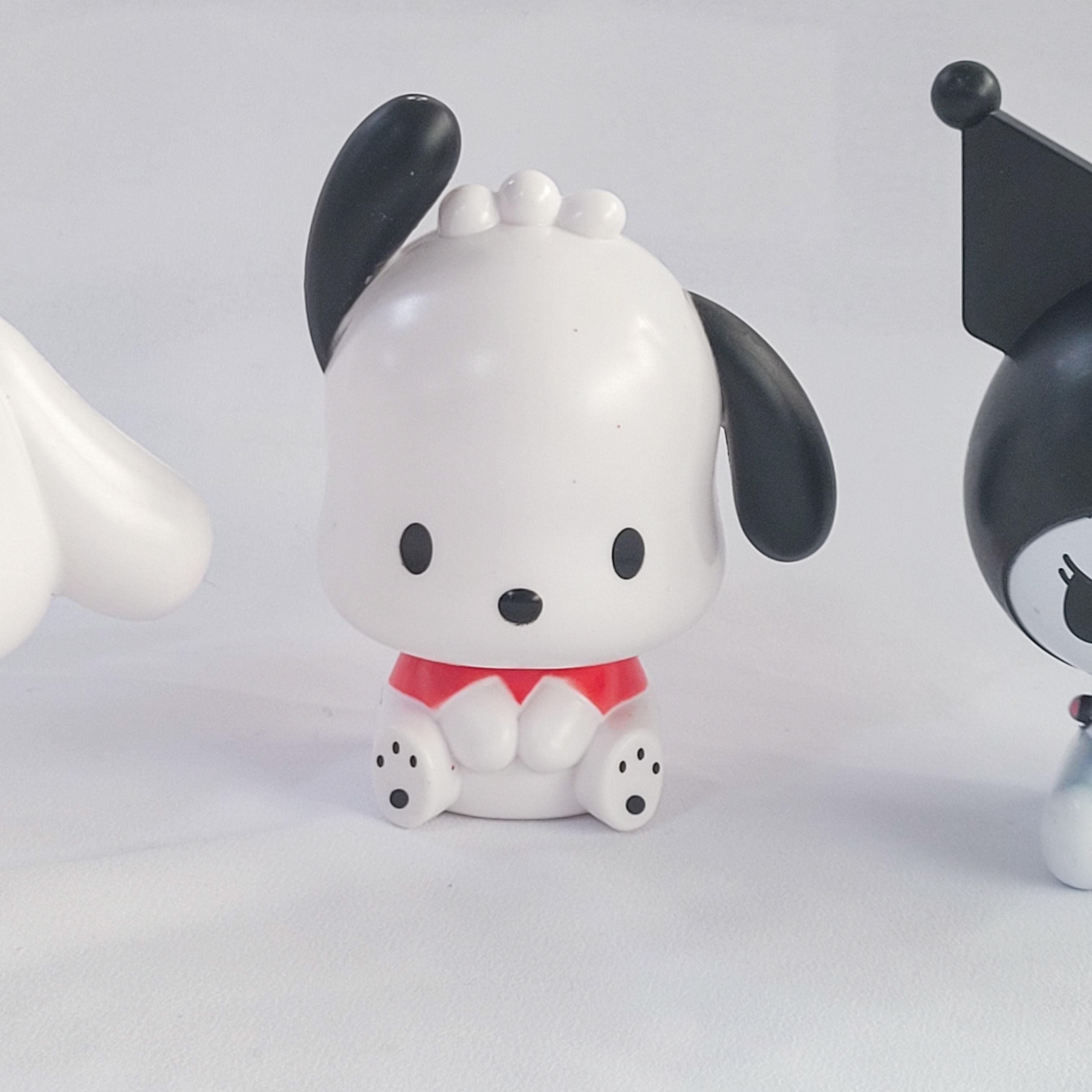 산리오 캐릭터 빅 피규어 미니어처 데코덴 장식 꾸미기 DIY 마이멜로디 시나모롤 쿠로미, 포챠코, 1개 4,900원