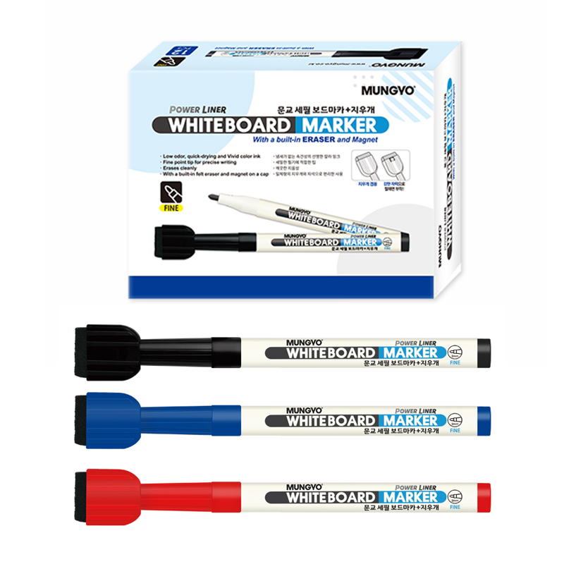 마음 문교 세필 보드마카 지우개타입 12자루 5,950원