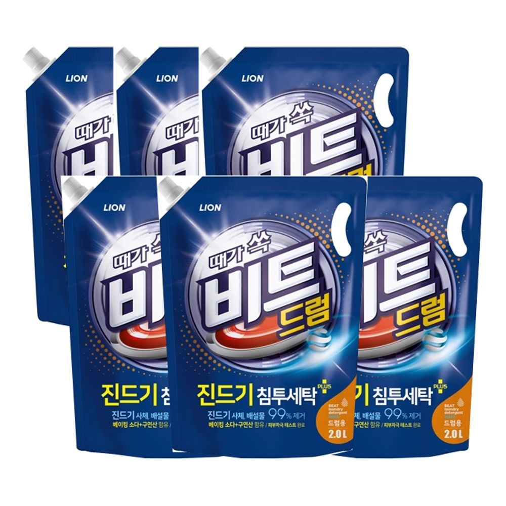 액체세제 2L 6개입 드럼세탁 리필 세제 yss+11767pQ 45,850원