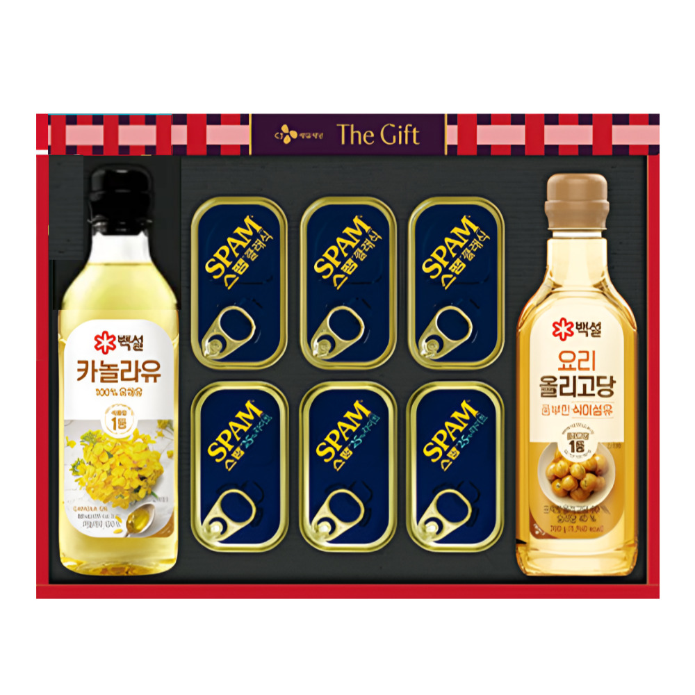 추석선물세트 CJ 스팸선물세트 특별한선택h1호 +선물용가방 명절 선생님 h1, 1개 39,000원