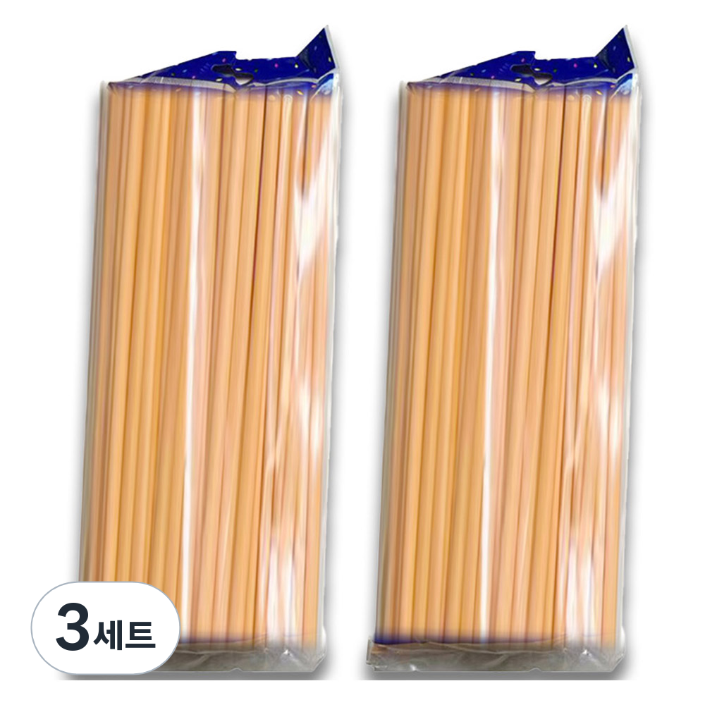 마다꾸미 요술 매직 파티 벌룬 막대풍선 200p 세트, 파스텔오렌지, 3세트 38,700원