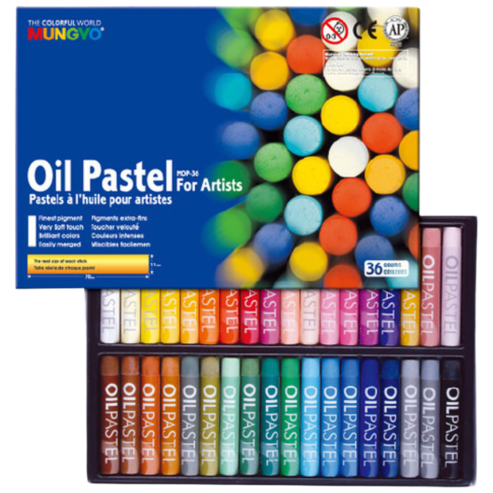 문교 오일파스텔 36색 세트 MOP36 미술 화방 전문가용 8,400원