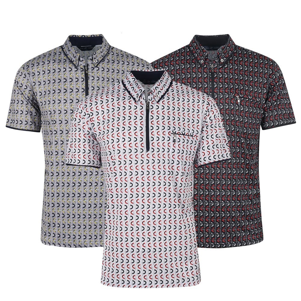 쟌피엘 여름용 남성 무늬 반팔 카라티셔츠 YD-305 39,800원