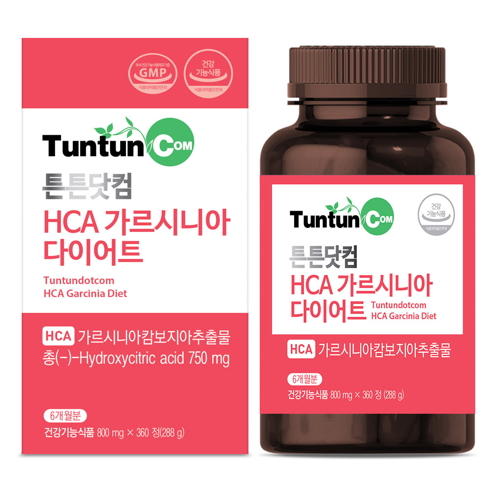 튼튼닷컴 HCA 가르시니아 다이어트 [6개월분], 1개, 360정 21,960원