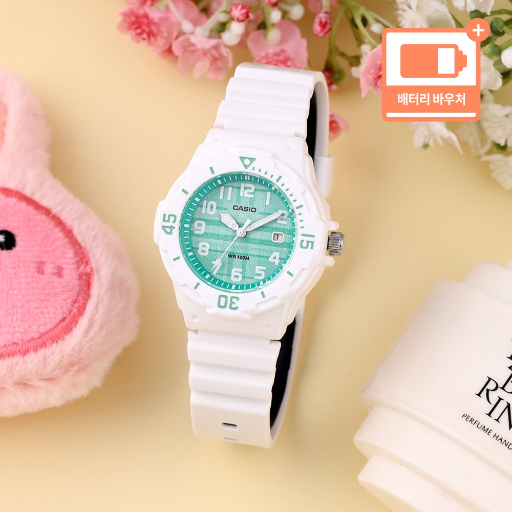 카시오 100미터 방수 초등학생 키즈시계 패션 학습 어린이집 선물용 어린이 아동 여아 우레탄 손목시계 35,000원