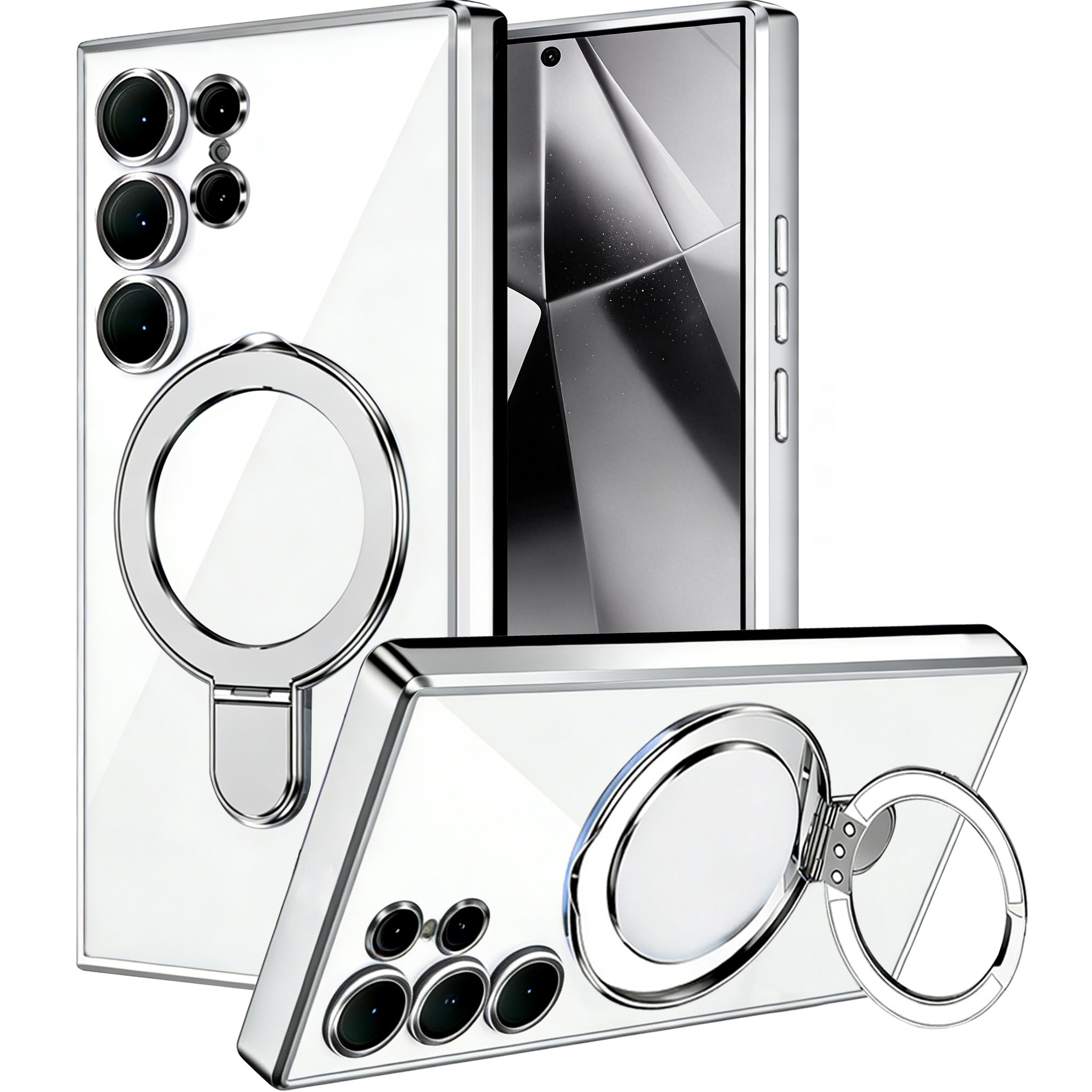 펜딕스 갤럭시 s25 울트라 맥세이프 s24 ultra 거치대 링 홀더 투명 케이스, 현재가 11,800원