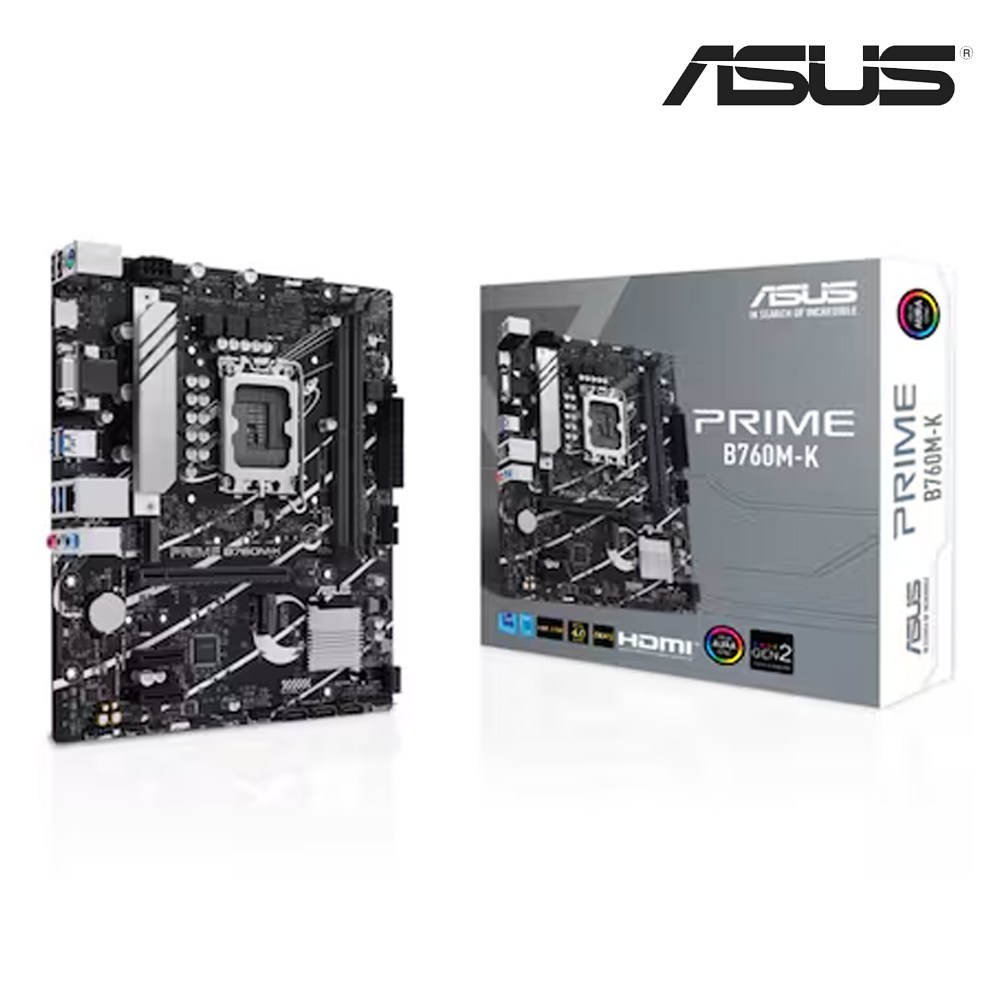 ASUS PRIME B760M-K 인텍앤컴퍼니 140,000원