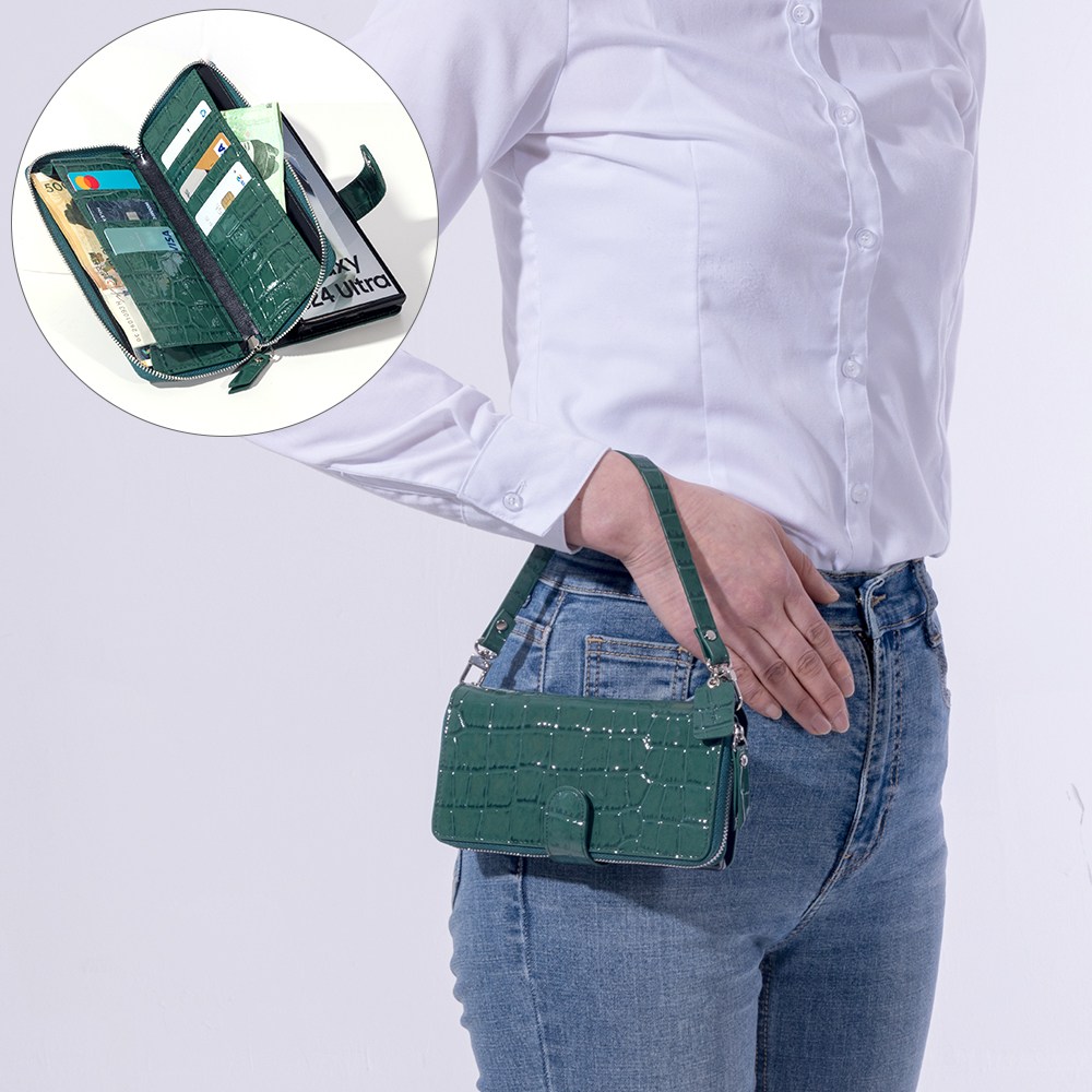 본아띠 헤레스 천연소가죽 지퍼 지갑 케이스 갤럭시A53 87,000원