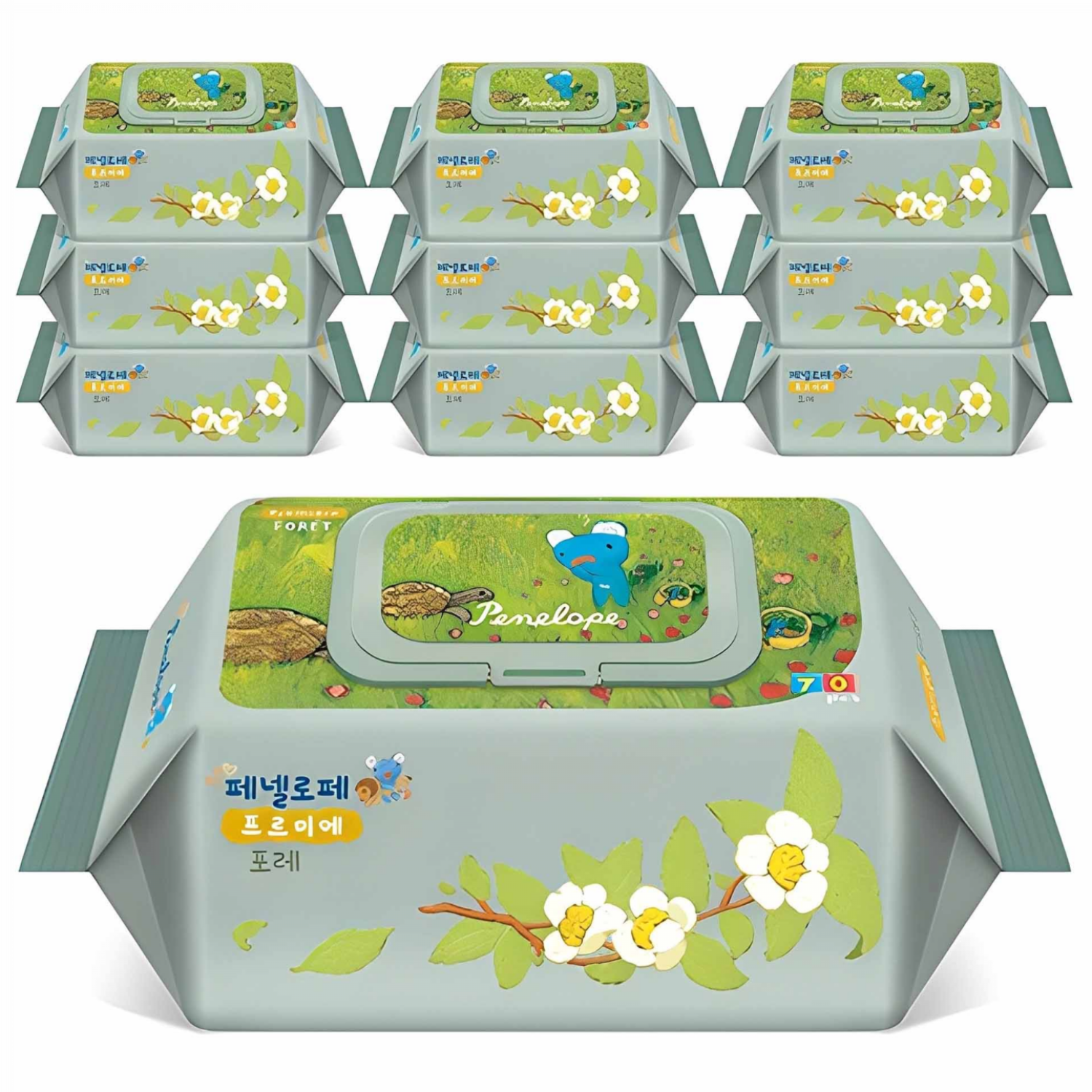 페넬로페 프르미에 포레 아기물티슈 캡형, 55g, 70매, 10개 18,900원