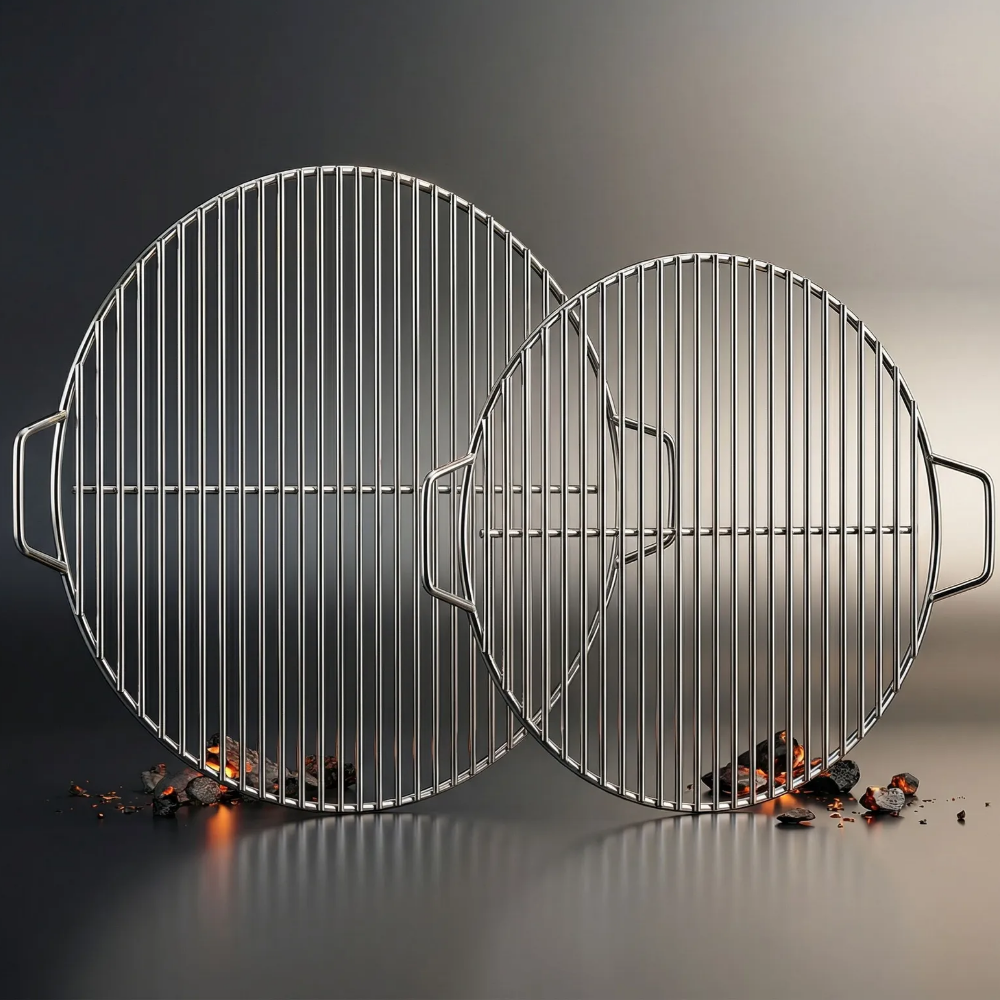 맛있쇠 스텐 원형 석쇠 캠핑용 가정용 숯불 바베큐 그릴, 1개 23,900원