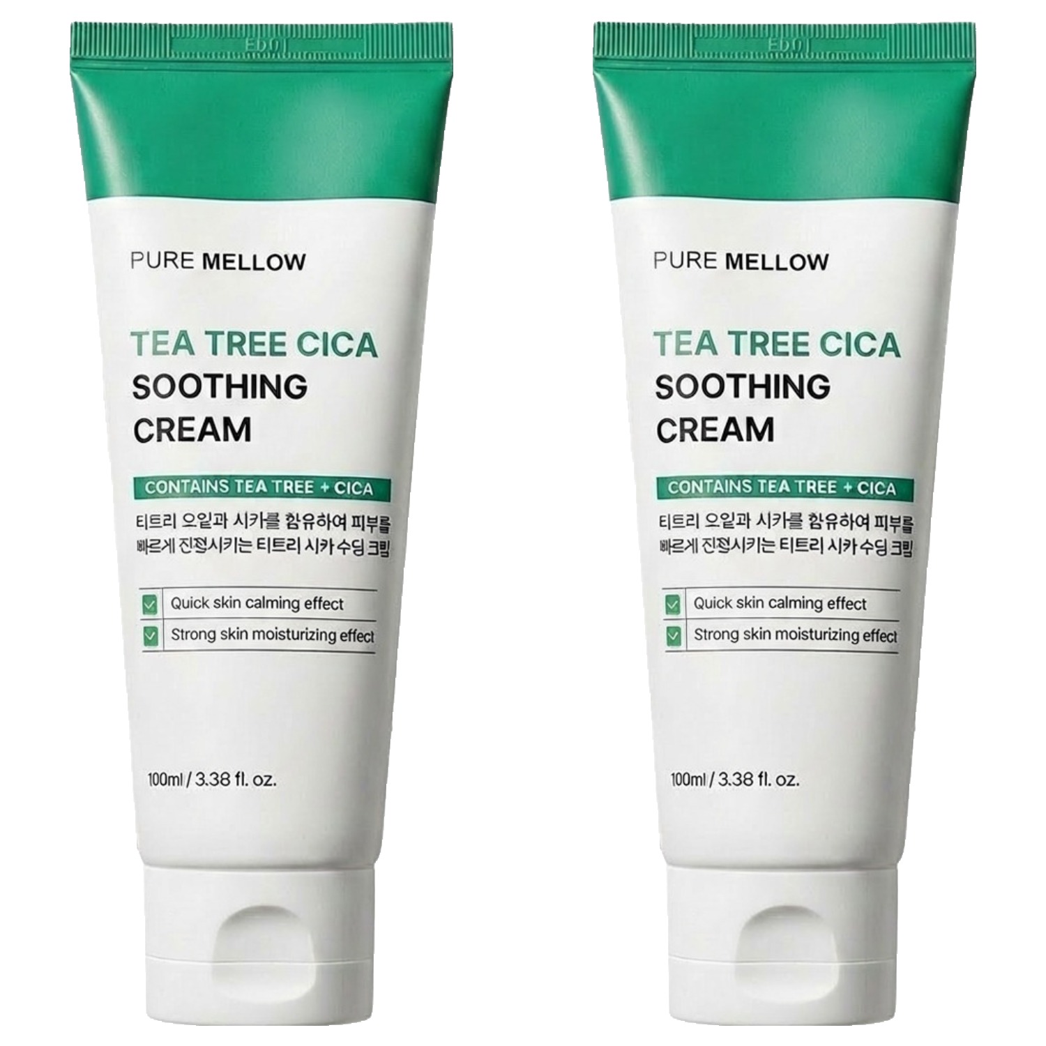 퓨어멜로우 티트리 시카 수딩 크림, 100ml, 2개 21,800원