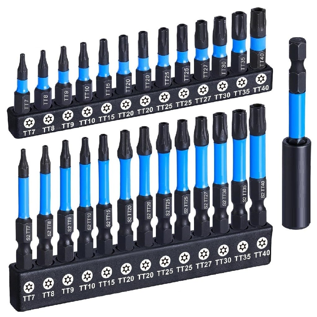 홀형 별비트 27종세트 25mm+50mm 자석연장대포함 임팩 전동드라이버용, 1세트 15,900원