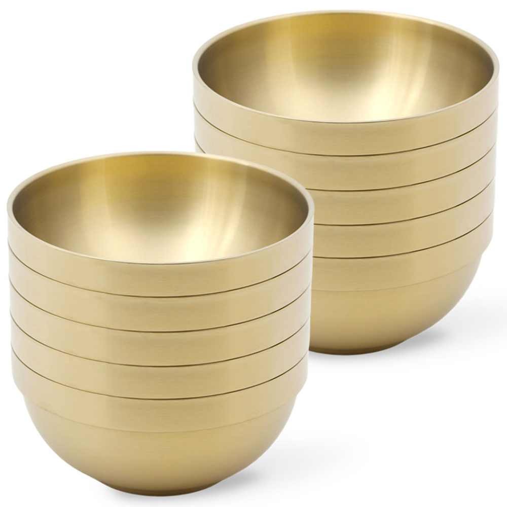 [청년주방] 홈즈 티타늄 코팅 진공식기, 10개, 이중탕기 대 18.3cm 89,930원