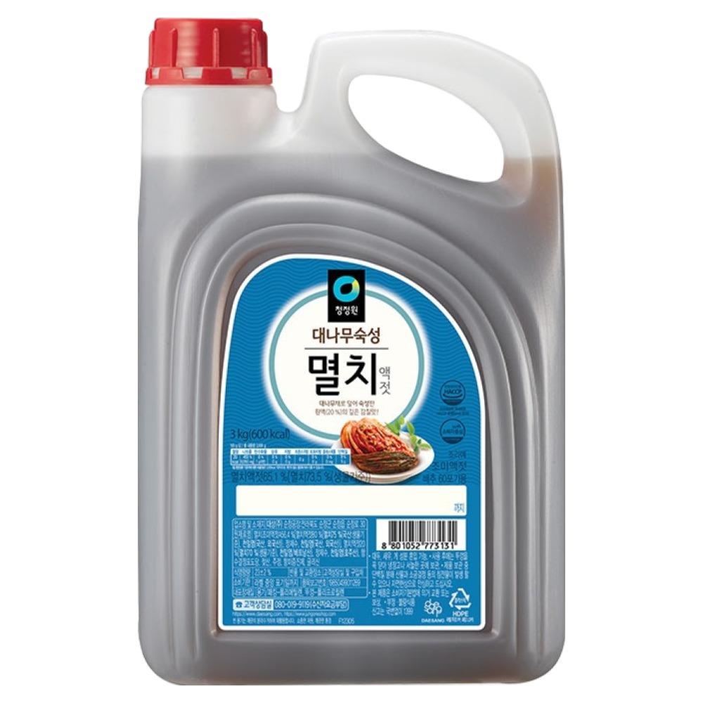 청정원 대나무숙성 멸치액젓 10,900원
