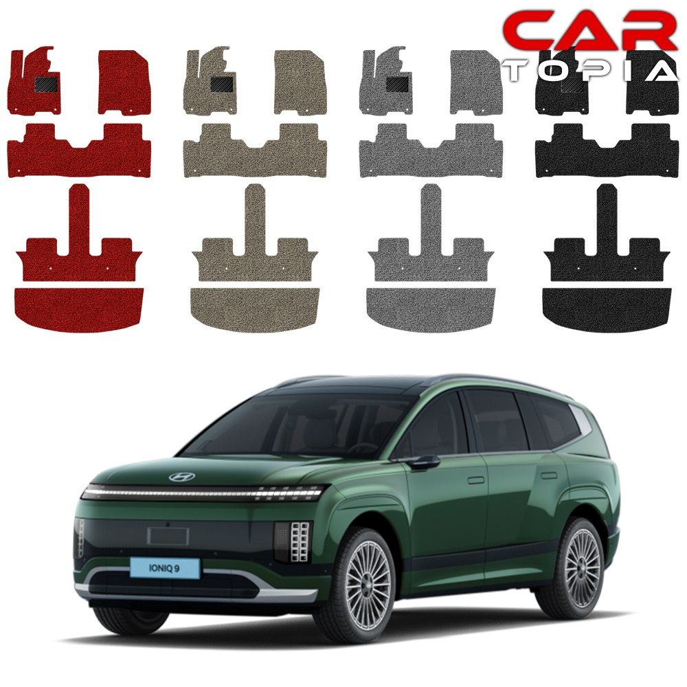 카토피아 2026 아이오닉9 1열+2열+3열+트렁크 코일매트 6인승 7인승 카매트 풀세트 발판 용품 123,500원