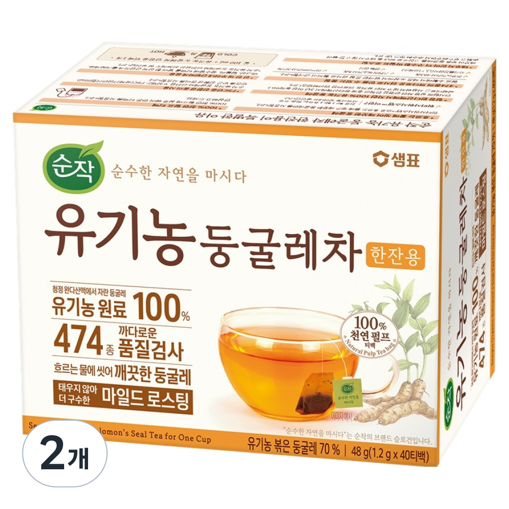 순작 유기농 둥굴레 한잔용 티백 10,960원