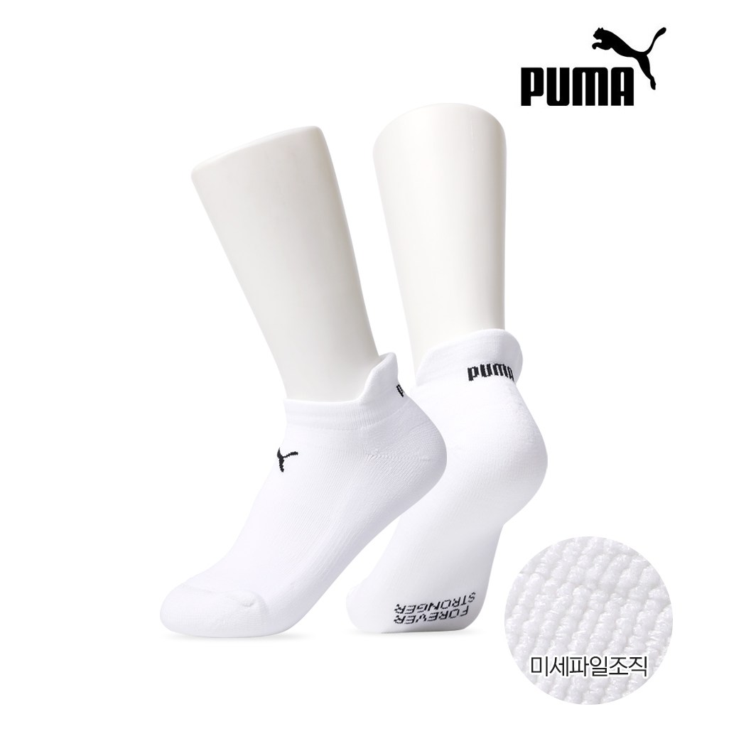 푸마 스포츠 레터링 스니커즈 탭 양말 3팩(PACK) 27,900원