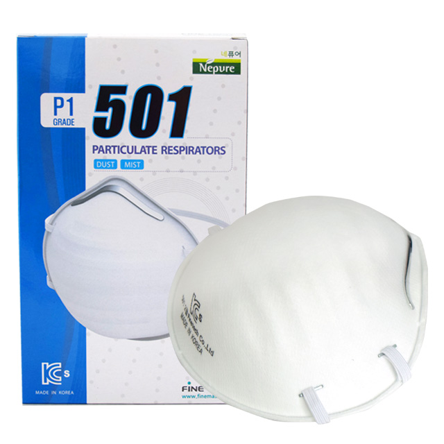파인텍 501 2급 방진 마스크 산업용 공업용 80개 33,120원