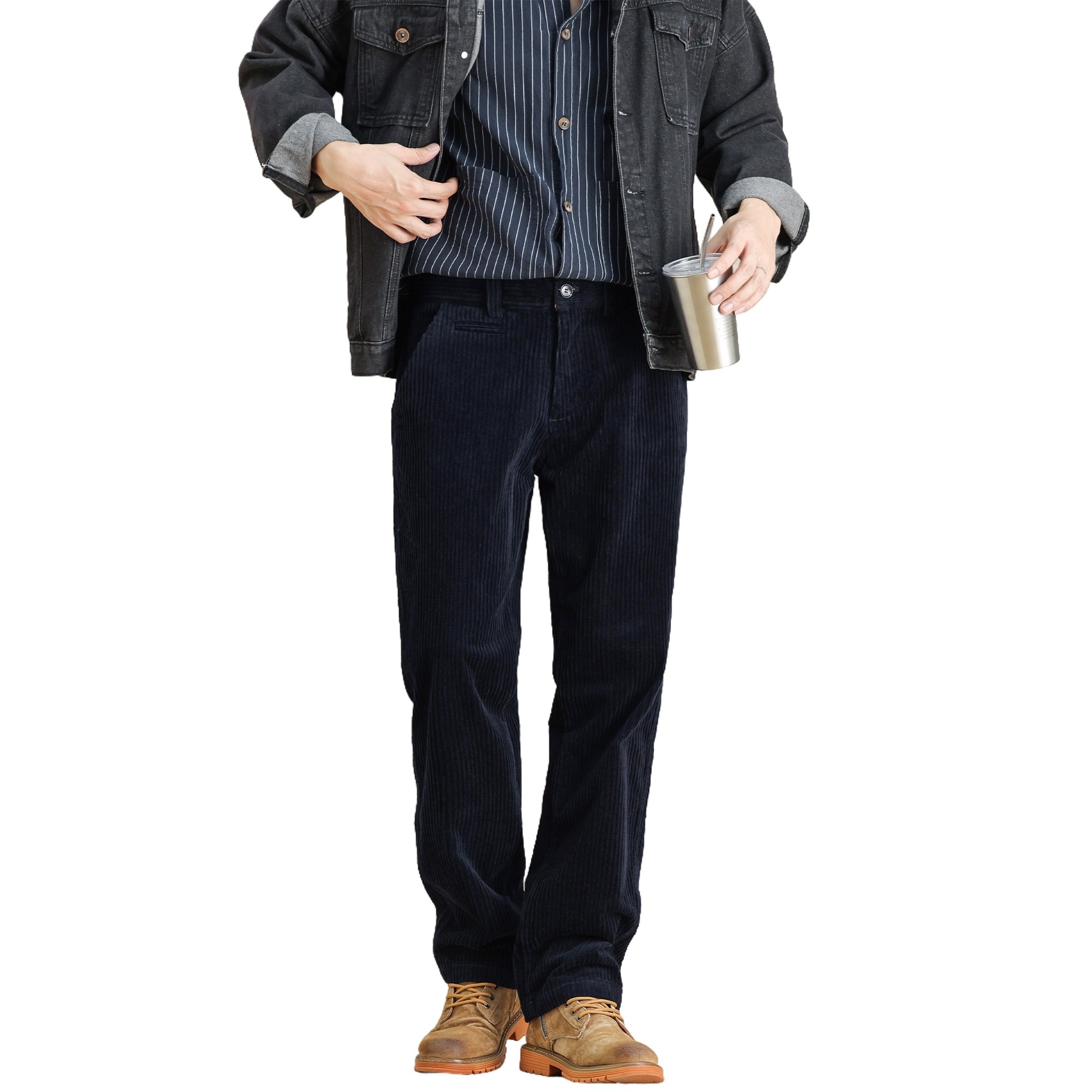 남성 코듀로이 스판 팬츠 데일리 슬림핏 긴바지 캐주얼 겨울 39,900원