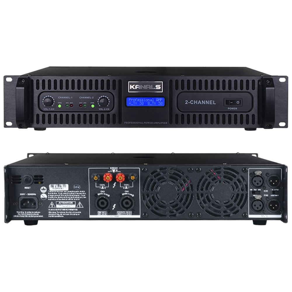 카날스 파워앰프 BKA-2200(1200와트) 2체널 행사장 공연장 교회 강당 PA용, EGSM 1,176,000원