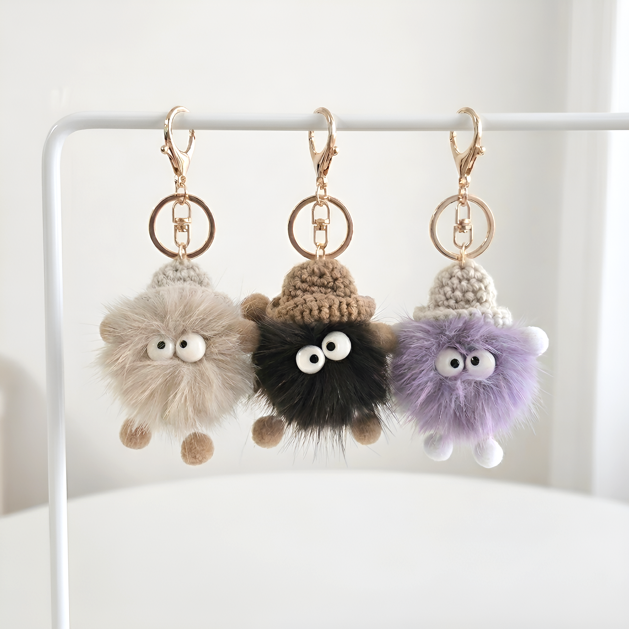 UNIFL 먼지몬스터 인형 키링 3종 세트 9,800원