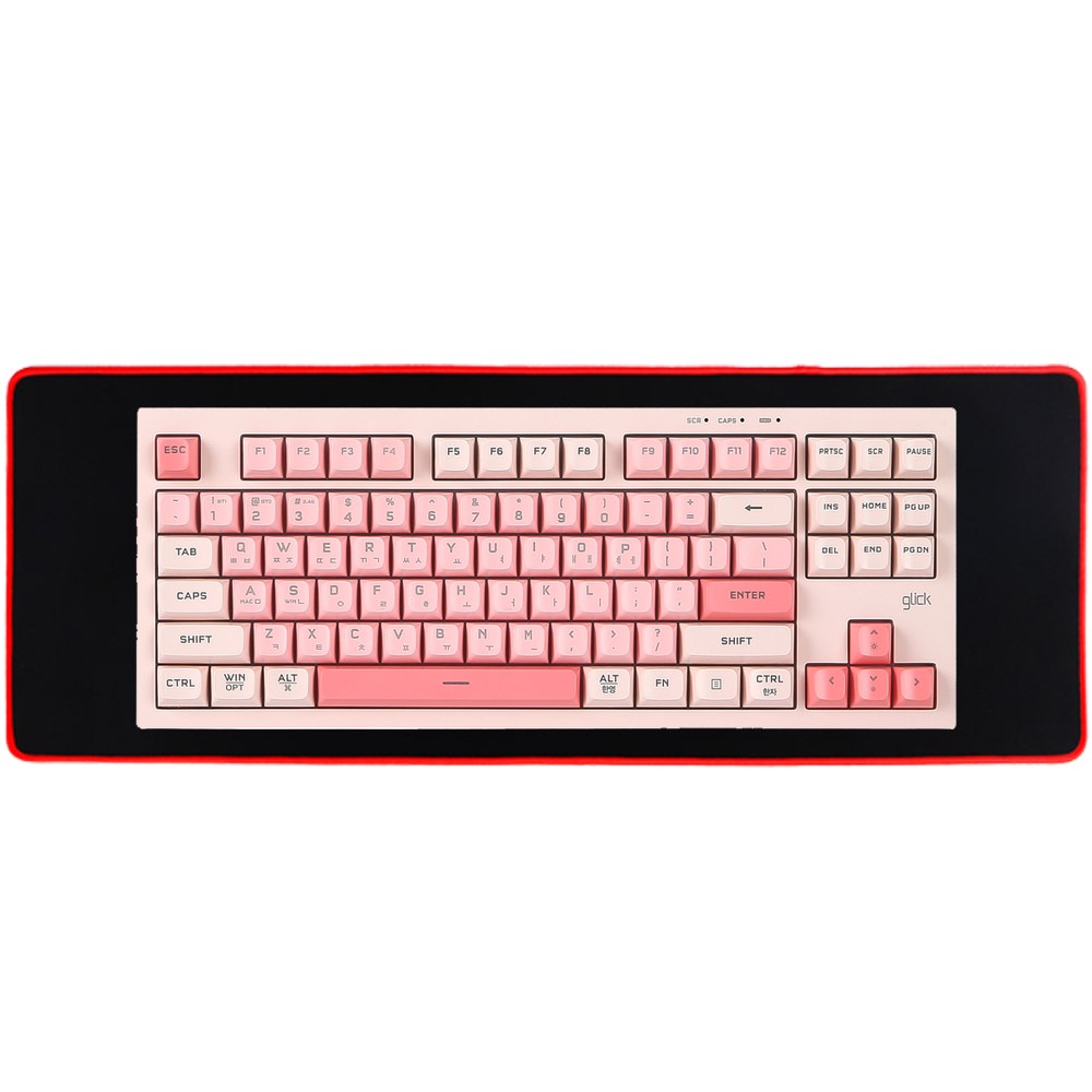 지클릭커 멤브레인 WKPS80 87키 텐키리스 무소음 블루투스 무선 키보드 장패드 세트 26,800원