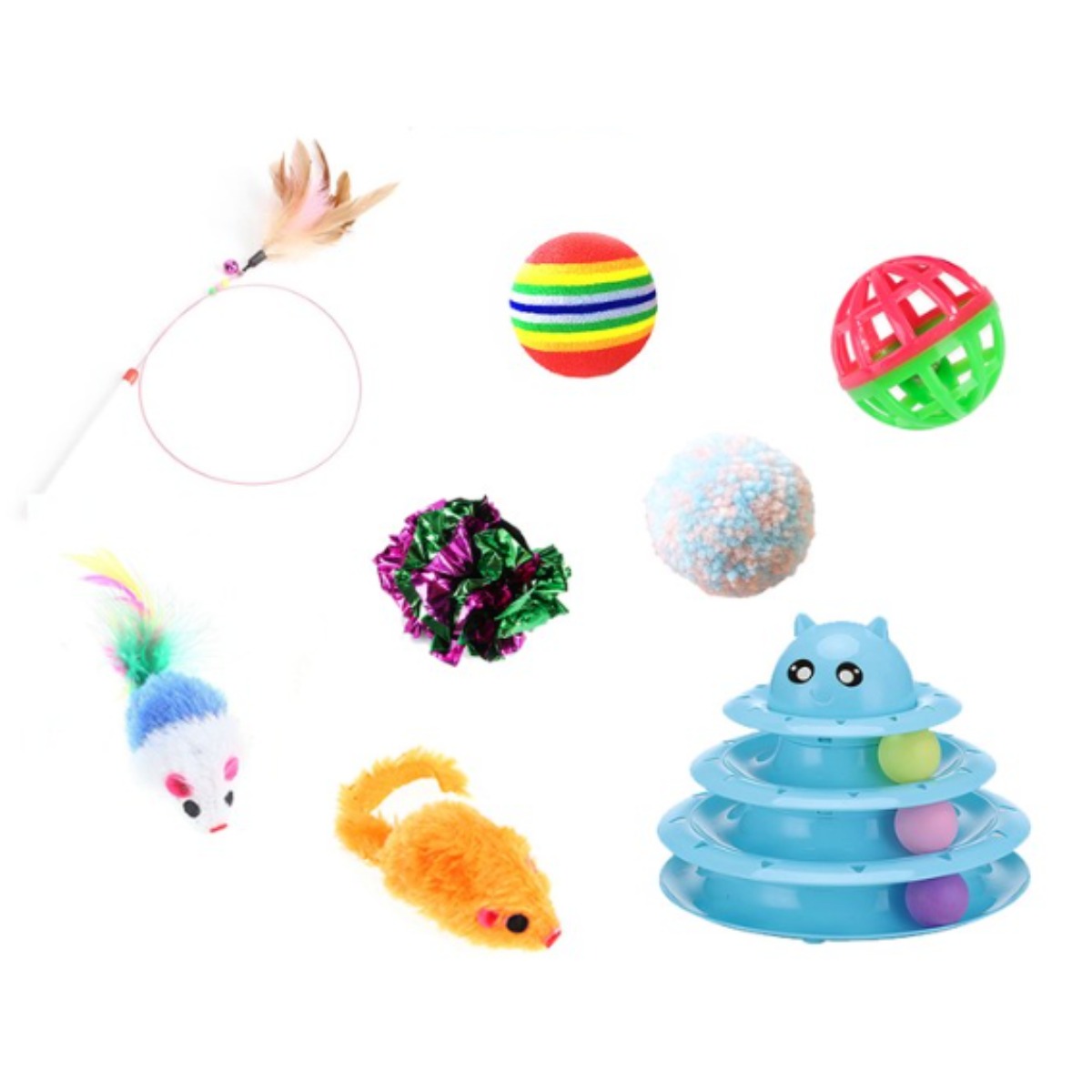 나마스펫 고양이 트랙볼 쥐돌이 공 장난감 B세트 16,200원