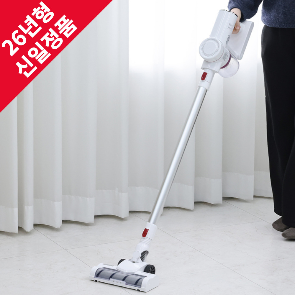 [26년형] 신일 진공 무선 청소기 소형 핸디형 가벼운 원룸 자취방 차량용, SVC-BL1822, 화이트 149,000원