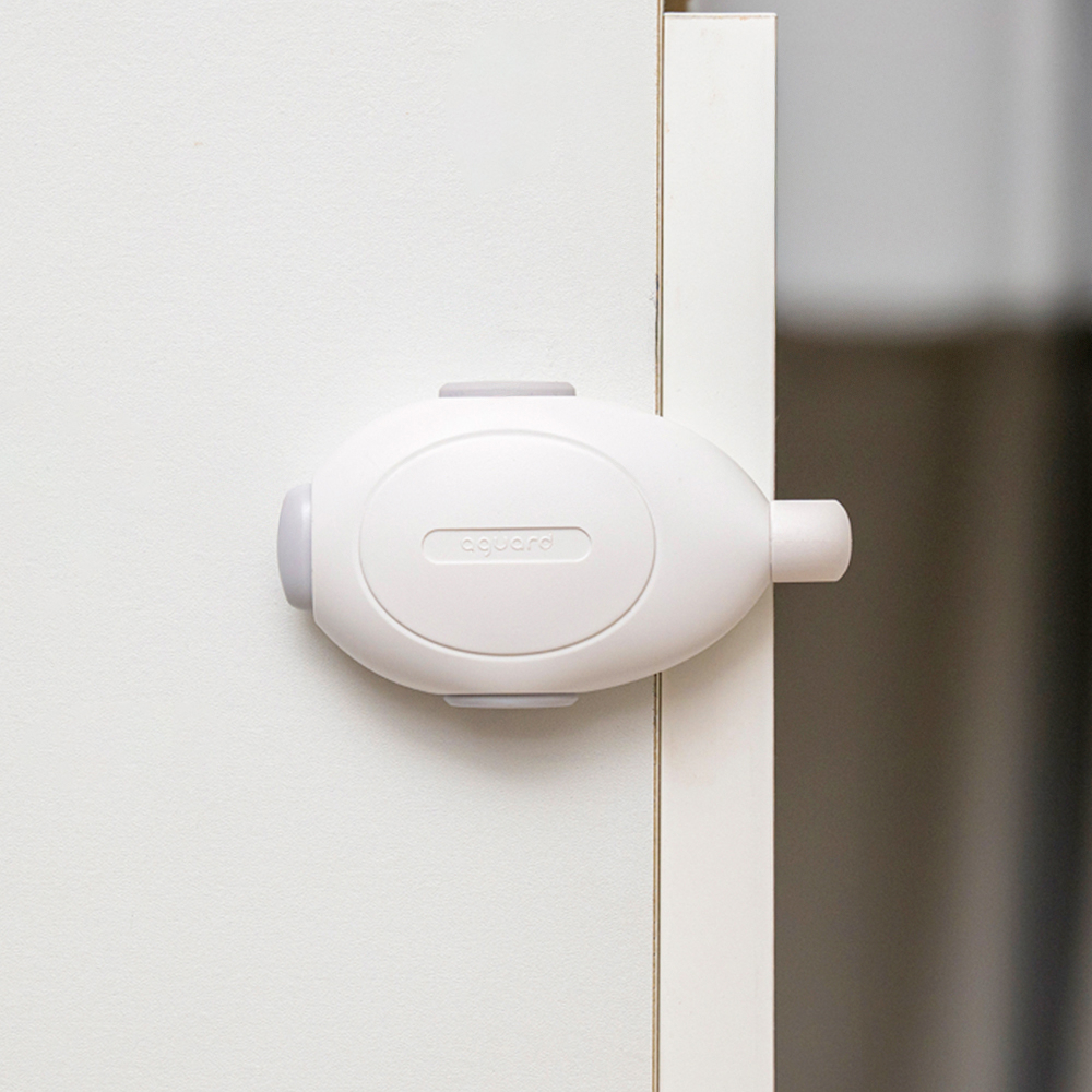 아가드 다중버튼 서랍 잠금장치, 화이트, 2개 6,800원