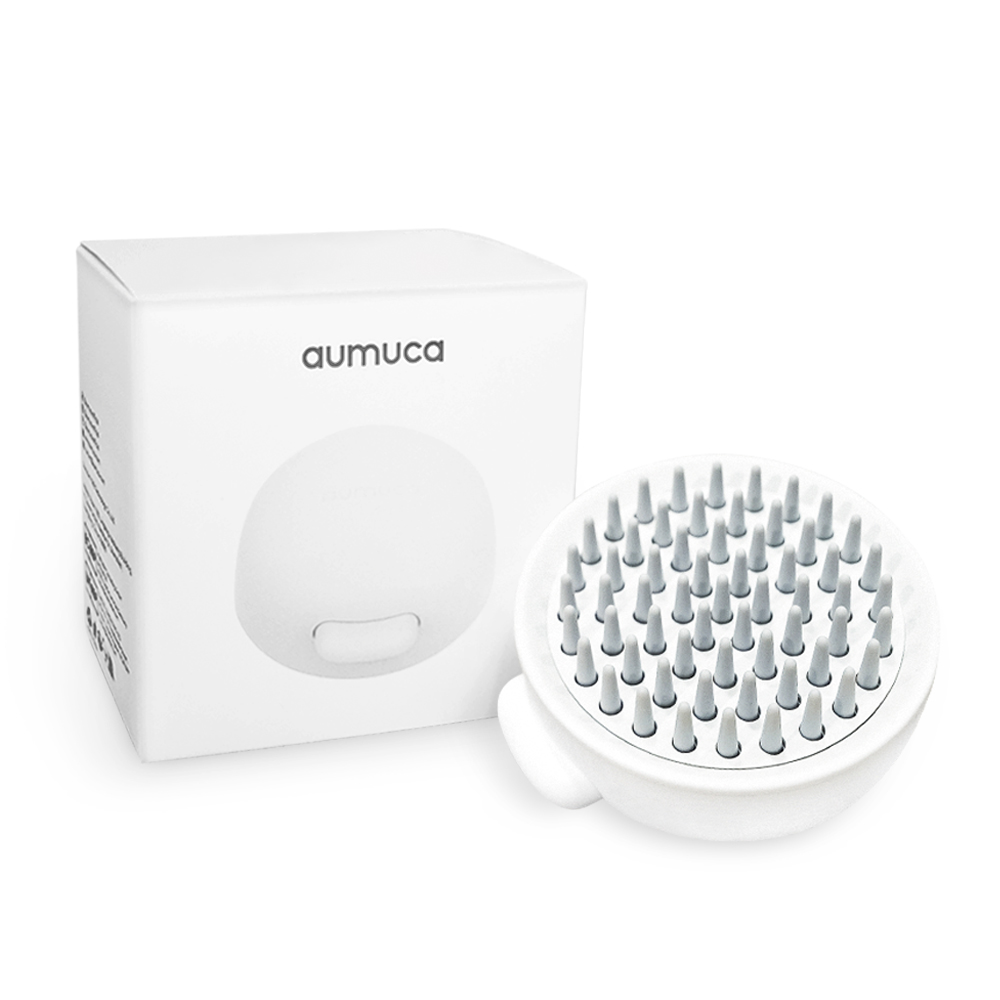 [공식파트너] aumuca 아우무카 반려동물 브러쉬 스마트 케어 단모용 실리콘 브러쉬 강아지 고양이 빗, 화이트, 1개 14,000원
