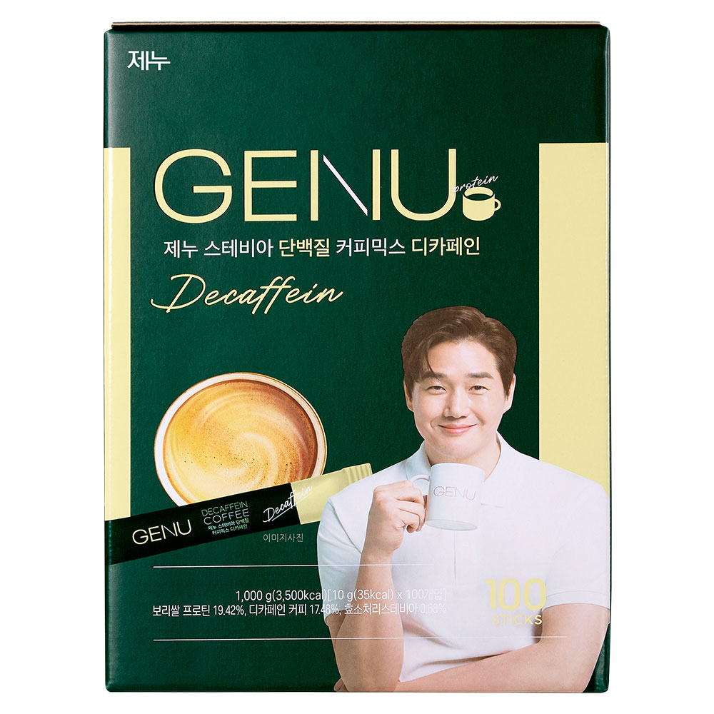 제누 스테비아 단백질 커피믹스 디카페인, 10g, 100개입, 1개 47,800원