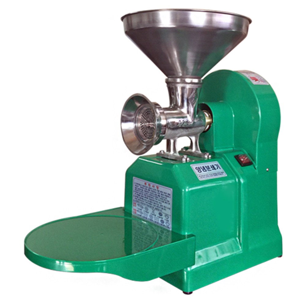 한국기계MC 1마력 커버형 양념 분쇄기 업소용 습식 민찌 김치 마늘 고추 가는 기계 (+ 스텐 절삭망 6mm 증정) 548,000원