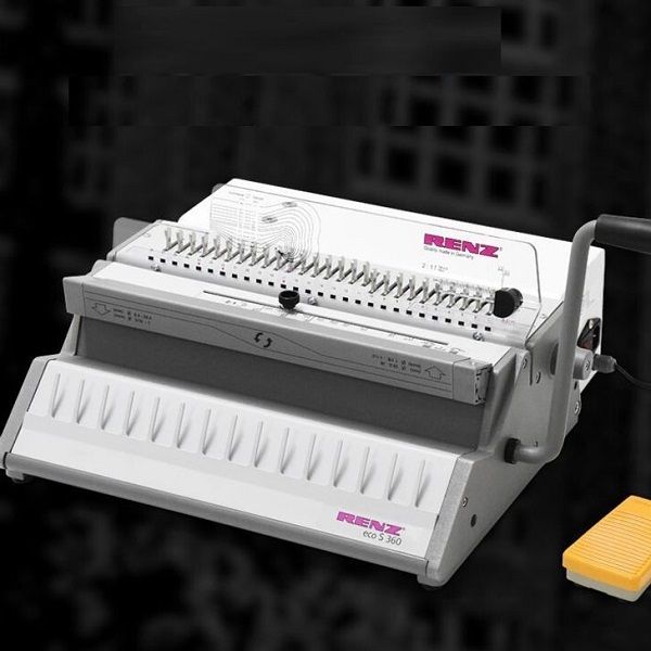 와이어링 전동 제본기 스프링 제본기 2대1 Renz 360 2,440,000원