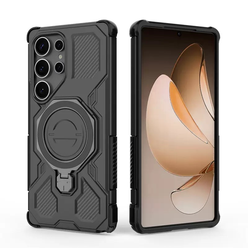 갤럭시s25울트라 360도 회전 거치대 맥세이프 호환 핑거링 범퍼 휴대폰 케이스 D544 12,900원