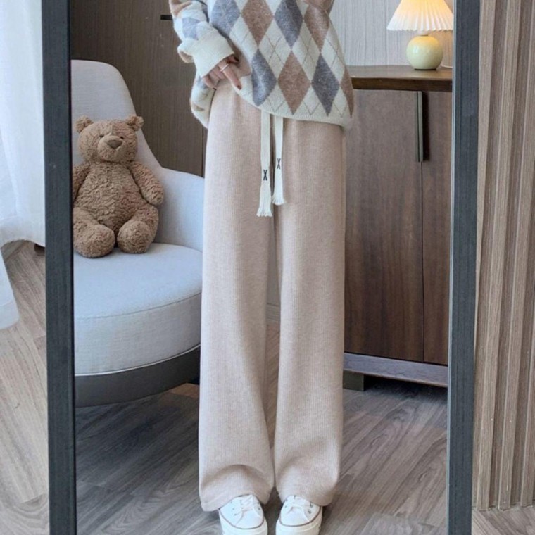 스웨이드 기모 코듀로이 밴딩 팬츠 골덴 여성 바지 겨울 와이드핏 발열 35,500원