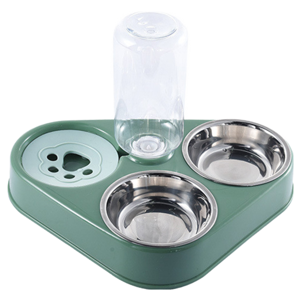 디모어 펫 애완동물 3구 자동급수 밥그릇, 민트, 1개 9,900원