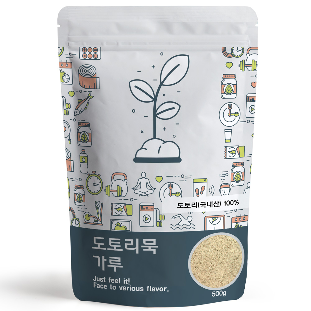 푸른빈 도토리 묵 가루 분말 국내산, 1개, 500g 16,890원