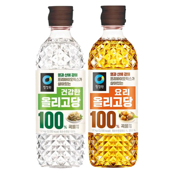 청정원 요리 올리고당+건강한 올리고당 1.2kg, 1세트, 2.4kg 12,100원