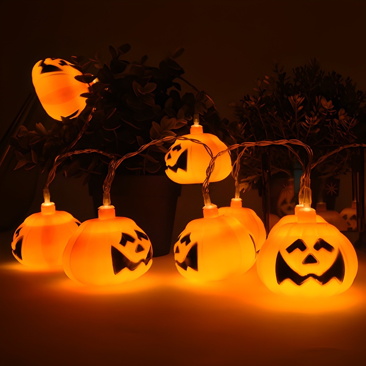 어반엘이디 할로윈 잭오랜턴 호박 가랜드 무드등 줄전구 10구 4,050원