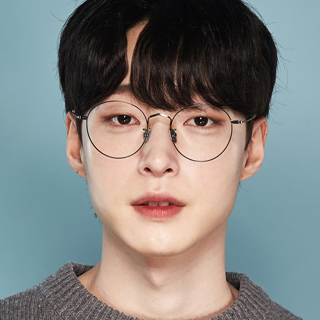 하루홀릭 베타티타늄 소재 원형 오버사이즈 초경량 8g 블루라이트 차단 안경 43,000원