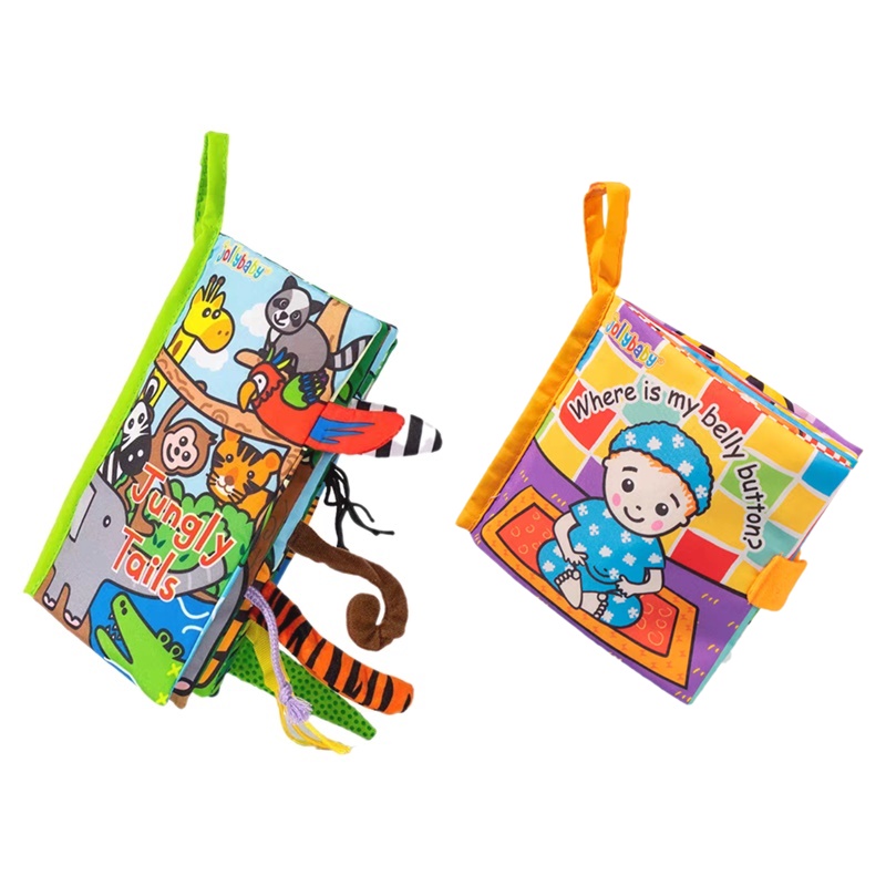졸리베이비 헝겊책 꼬리책+까꿍책, 정글 꼬리책+배꼽 까꿍책 19,800원