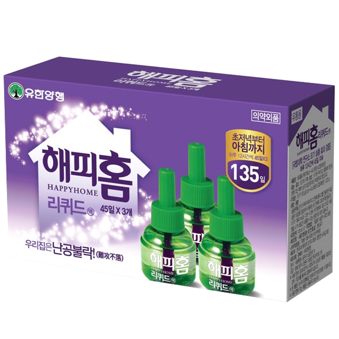 유한양행 해피홈 리퀴드 리필 45일 11,940원