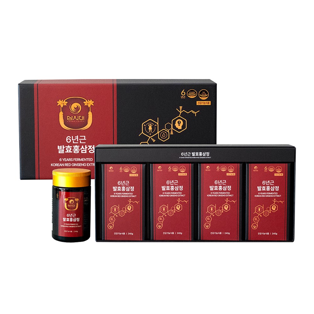 삼시대 6년근 발효홍삼정, 4개, 240g 398,000원