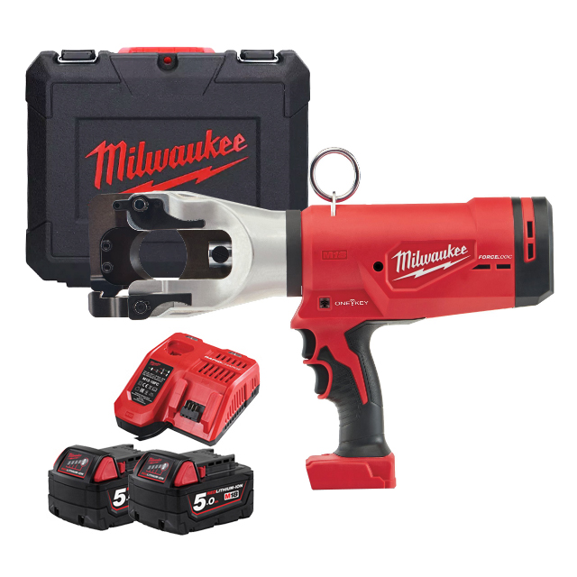 밀워키 M18 HCC45-502C 유압 오버헤드 케이블 컷터 9톤 18V 5.0Ah 배터리2개 2,524,500원